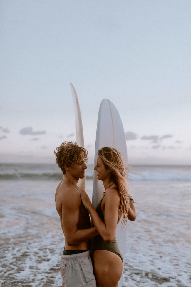 Surf Couple Photoshoot Bali / J + J
